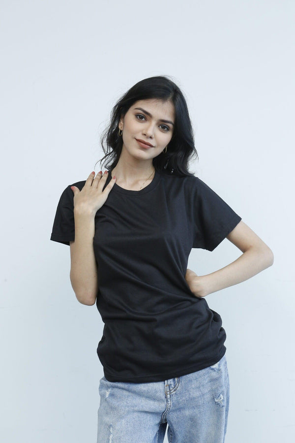 SHORT SLEEVE T SHIRT - Black - YK Clothing