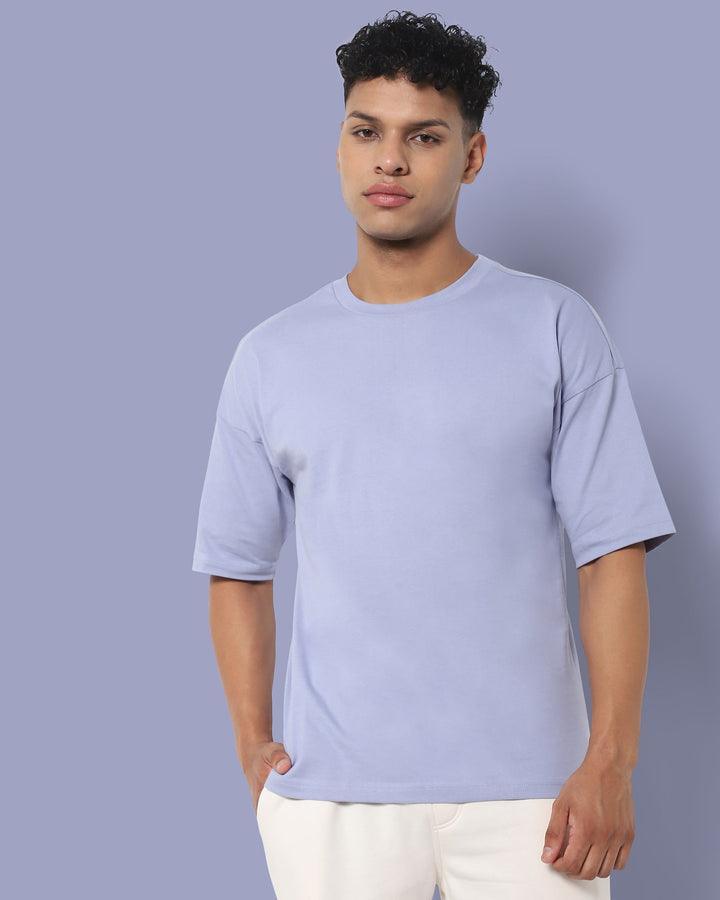 Dropshoulder Tee - Lavender - YK Clothing