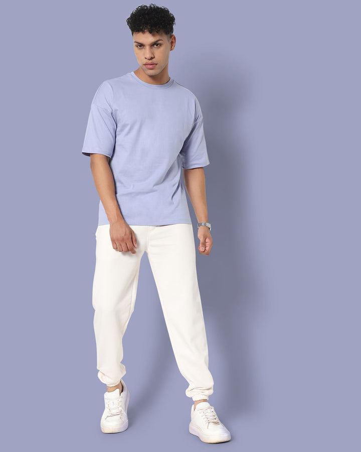 Dropshoulder Tee - Lavender - YK Clothing
