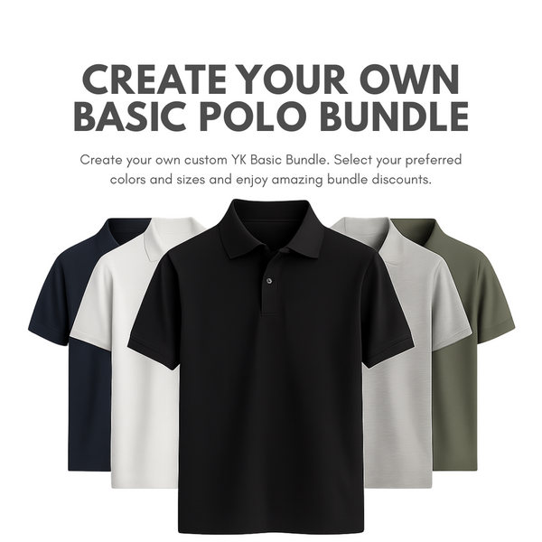 Create Your Own Basic Polo T-Shirts Bundle