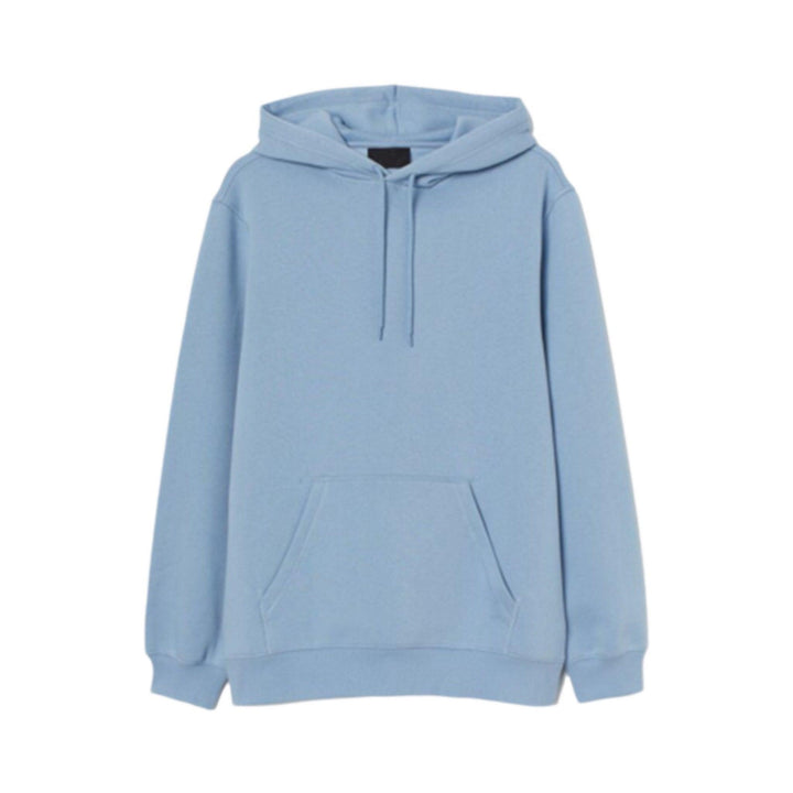 Plain Sky Blue Hoodie - YK Clothing