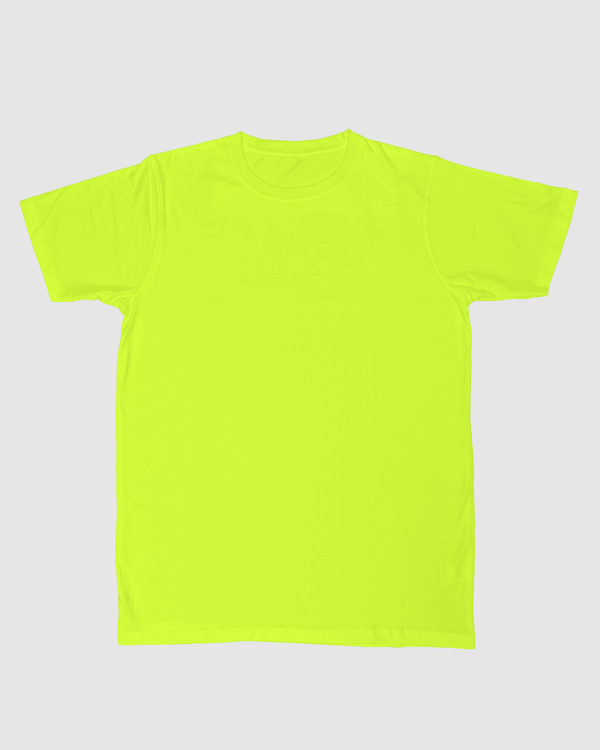 SHORT SLEEVE T SHIRT - Neon Green - YK Clothing