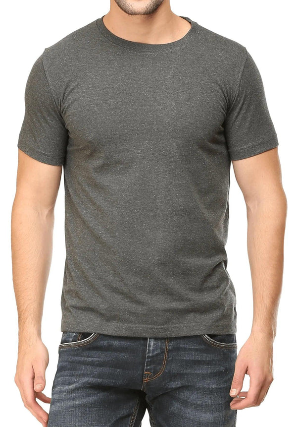 SHORT SLEEVE T SHIRT - Charcoal Gray - YK Clothing