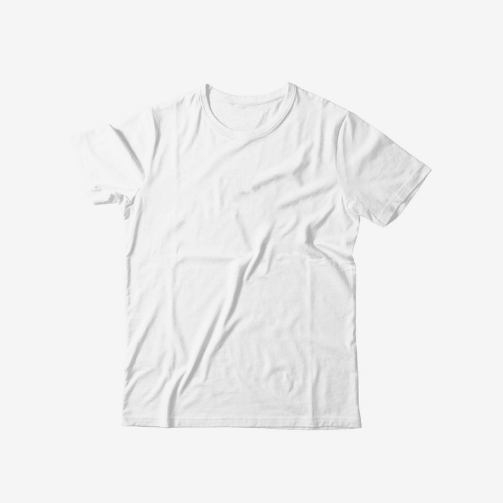 SHORT SLEEVE T SHIRT - White - YK Clothing