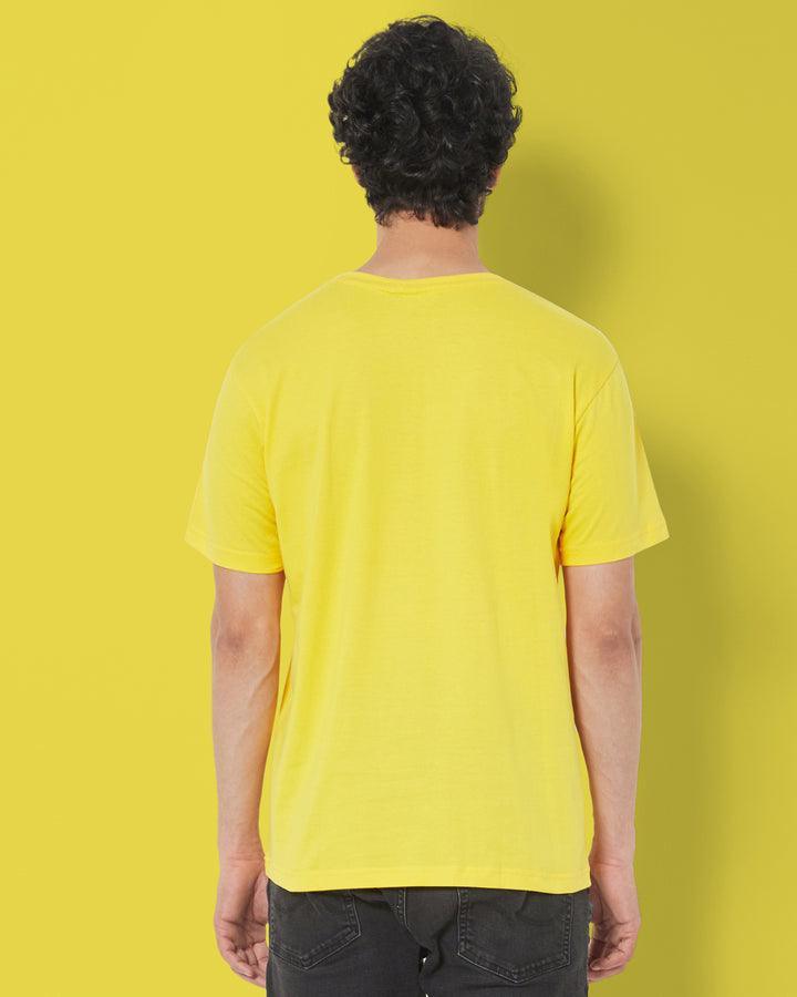 SHORT SLEEVE T SHIRT - Yellow - YK Clothing