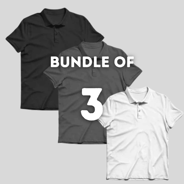 Bundle of 3 POLO TEE - YK Clothing