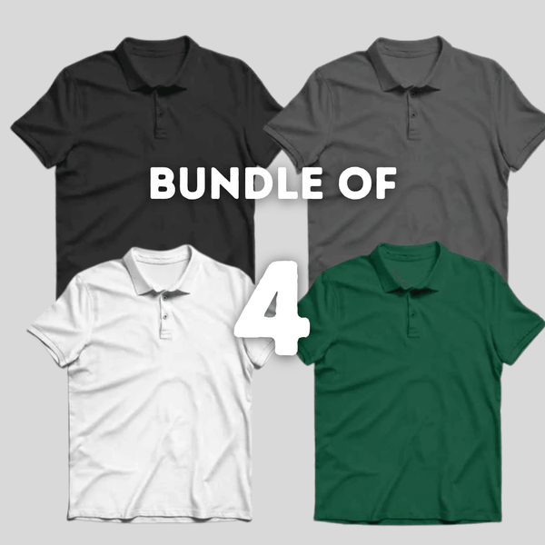 Bundle of 4 POLO TEE - YK Clothing