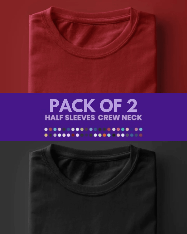 PLAIN T-SHIRT COMBO - 2 - YK Clothing
