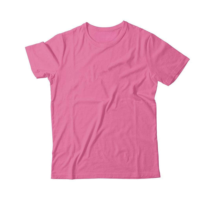 SHORT SLEEVE T SHIRT - Pink - YK Clothing