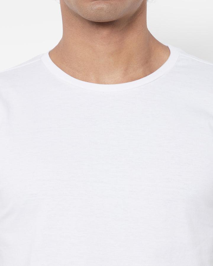 SHORT SLEEVE T SHIRT - White - YK Clothing