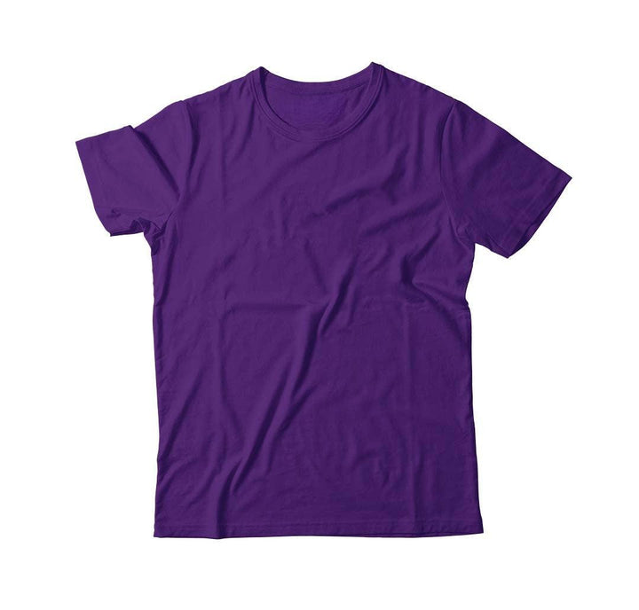 SHORT SLEEVE T SHIRT - Purple - YK Clothing