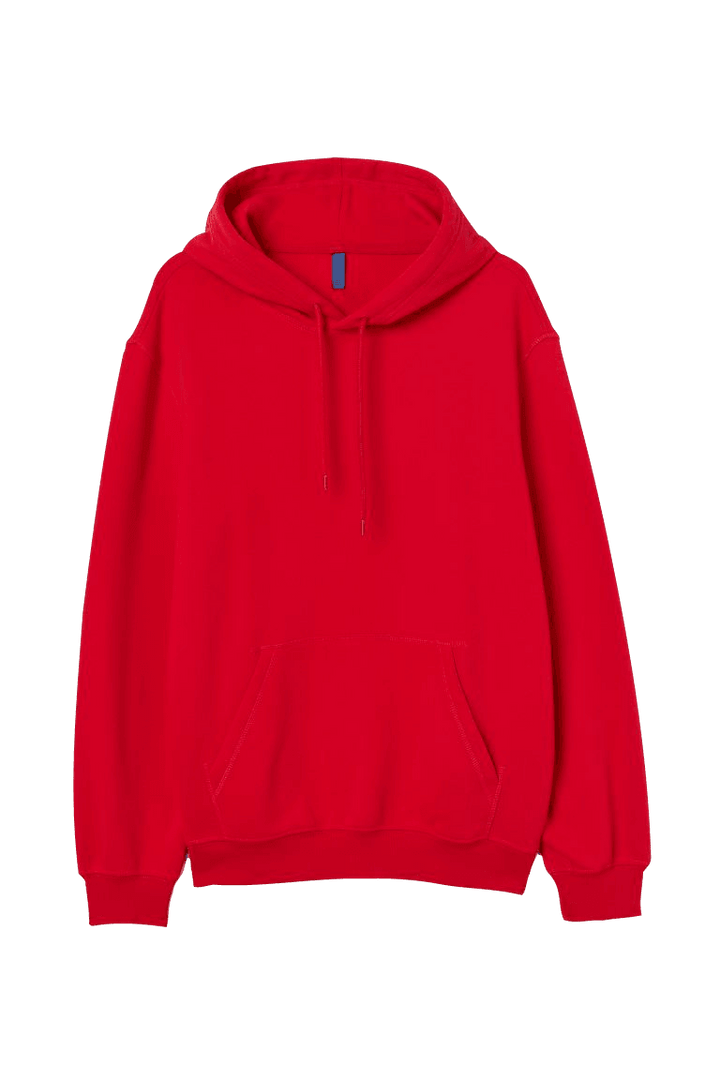 Plain Red Hoodie - YK Clothing