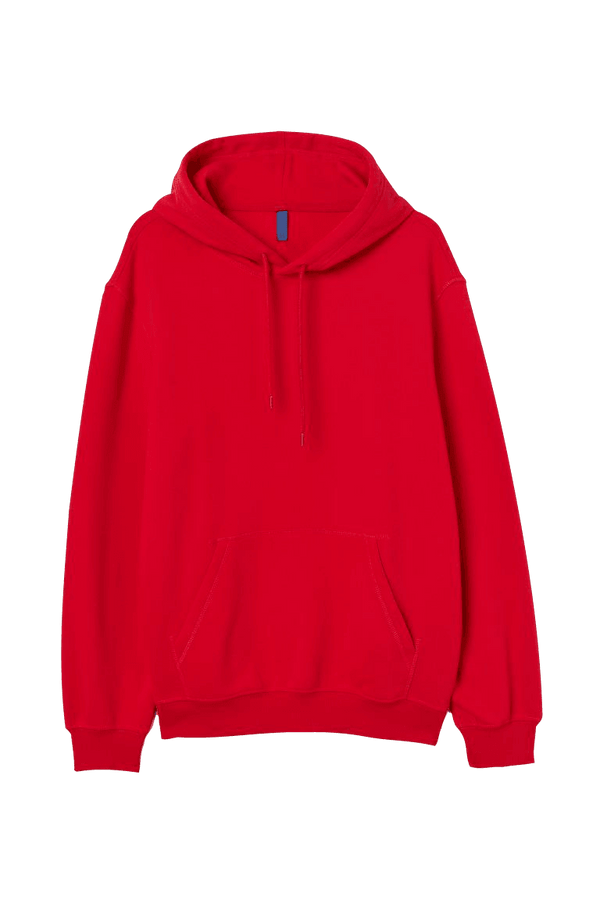 Plain Red Hoodie - YK Clothing