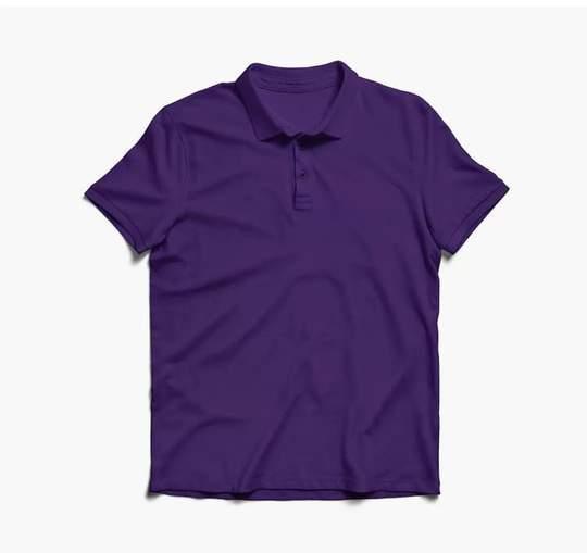 PURPLE POLO TEE - YK Clothing