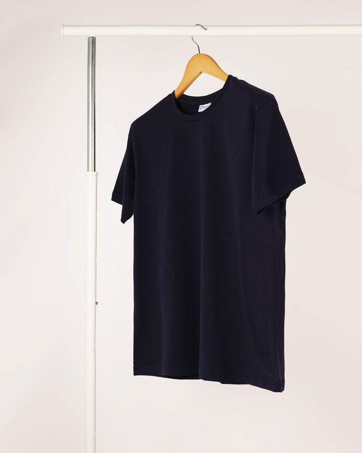 SHORT SLEEVE T SHIRT - Navy Blue - YK Clothing