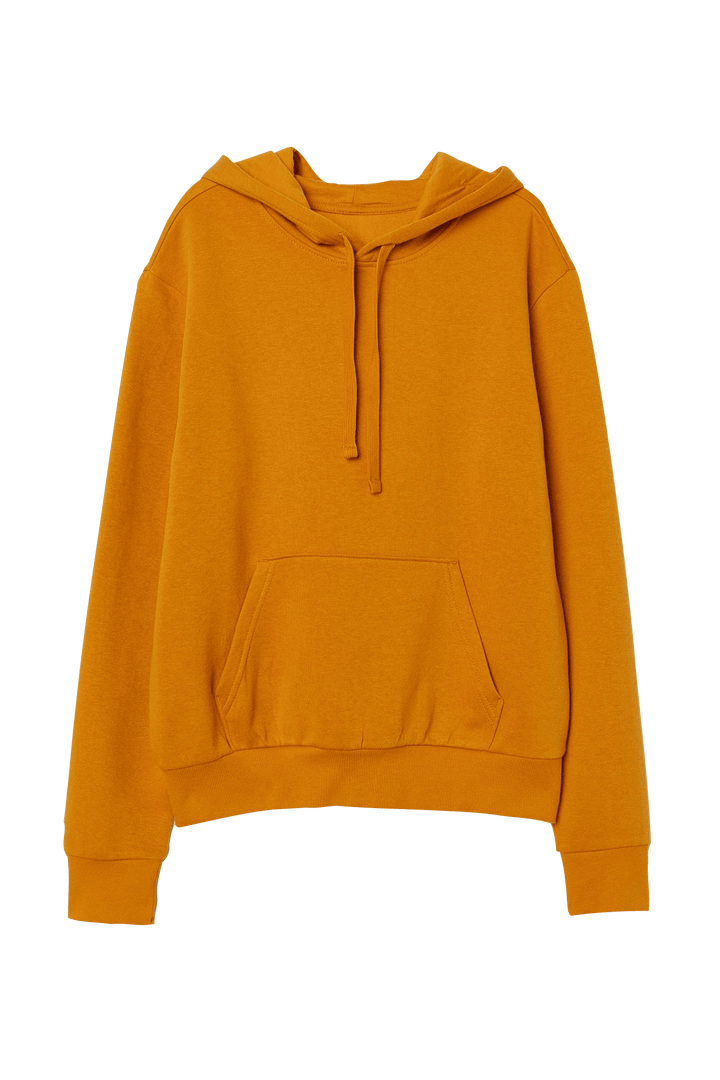 Plain Mustard Hoodie - YK Clothing