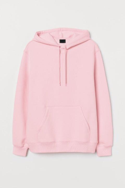 Plain pink Hoodie - YK Clothing